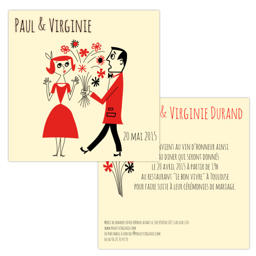 Invitations Rétro