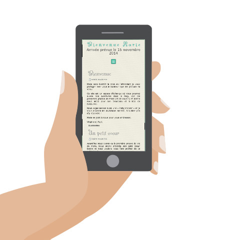 Site de naissance Panda - smartphone